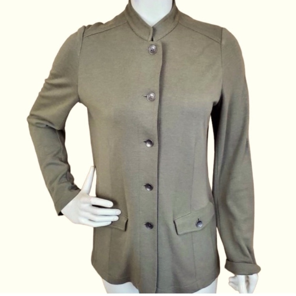 J. JILL Knit Jacket Green